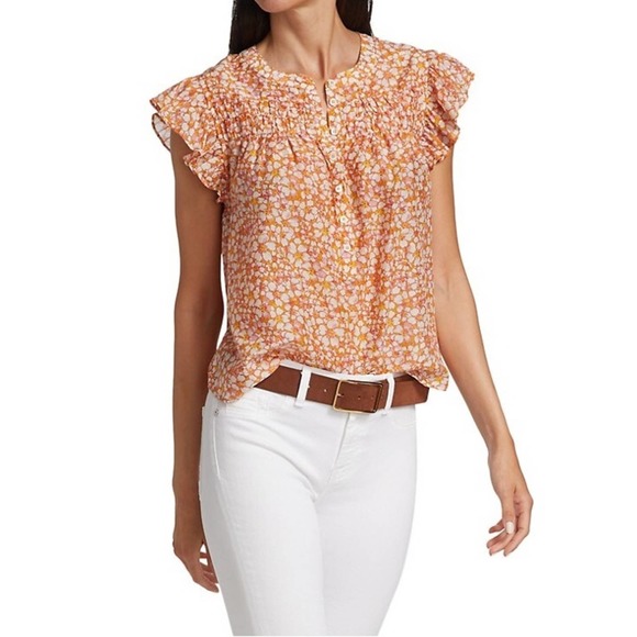 XIRENA Bria Flutter Sleeve Blouse - Picture 4 of 11